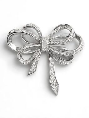 Vintage Kenneth Jay Lane (KJL) for Avon "Lustrous Bow Collection" Brooch